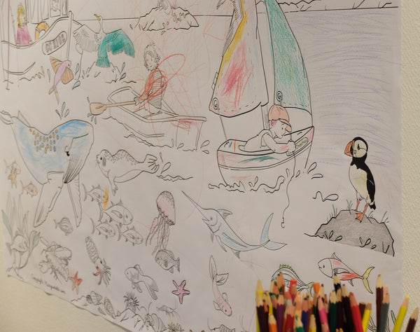 Coloriage géant