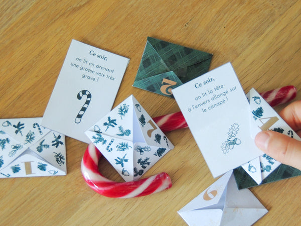 Un calendrier de l'Avent des lectures du soir à fabriquer 