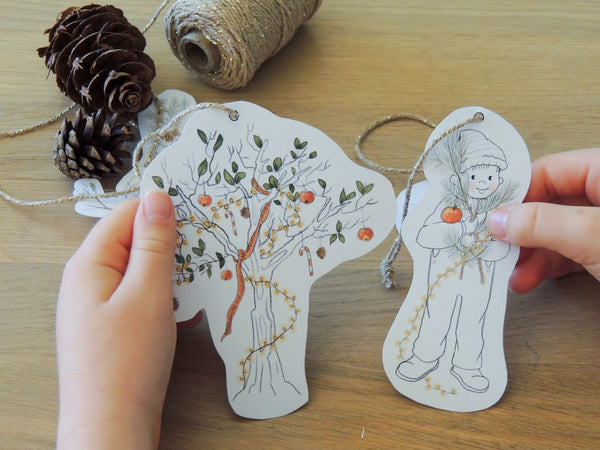 Eugène et le petit pommier dans le sapin !