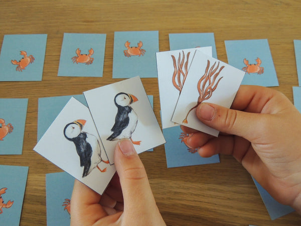 Un mémory de la mer à fabriquer !