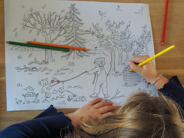 Le grand coloriage d'automne d'Eugène