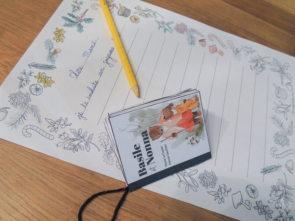 Le papier à lettre de Basile et Nonna !