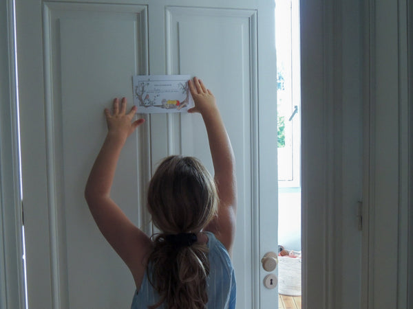 Une pancarte pour ma porte