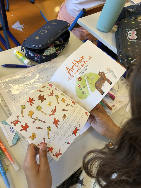 "UNE ANNÉE POUR CRÉER UN ALBUM ILLUSTRÉ" AVEC DES ENFANTS EN CLASSE DE CE2