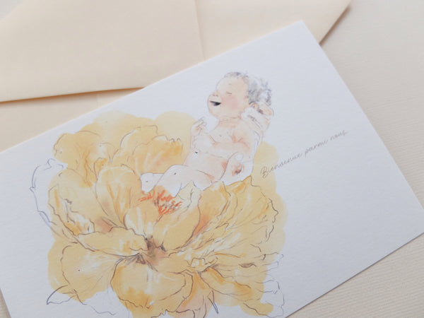 La carte "Bienvenue parmi nous"