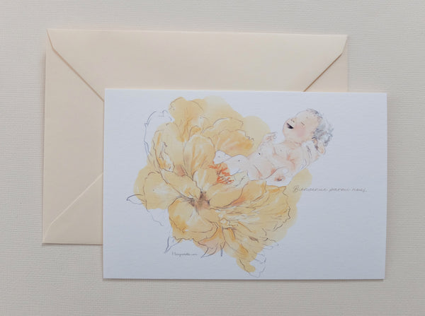 La carte "Bienvenue parmi nous"