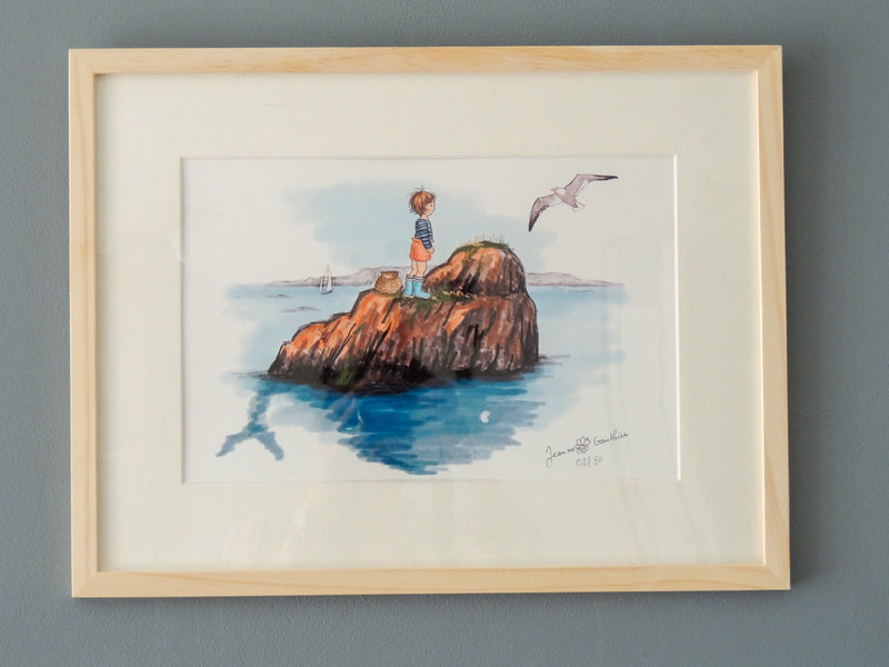 Le tirage signé "L'île aux crabes"