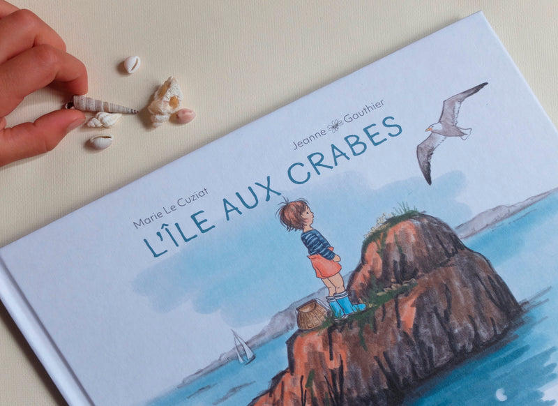 Le livre "L'île aux crabes"